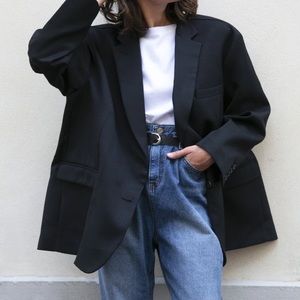 The Frank Shop Oversized Boyfriend Blazer | OS